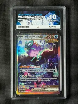 ACE 10 Walking Wake ex 205/162 SIR Pokemon Card Sv05: Temporal Forces GEM MINT - Image 1