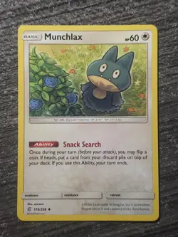 Munchlax 173/236 Unified Minds S&M Uncommon Card 2019 Pokemon Card - Image 1