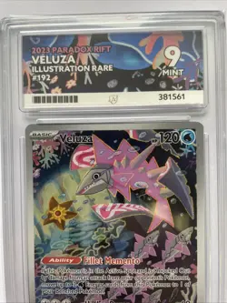 Pokemon TCG Veluza Card 192/182 Illustration Rare Paradox Rift Ace MINT 9 - Image 3