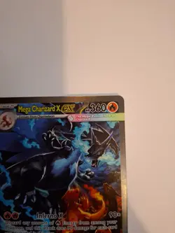 M/NM Mega Charizard X ex 125/094 Phantasmal Flames Pokemon card English TCG NEW - Image 4