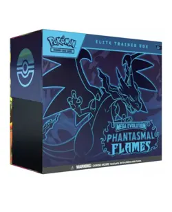 Pokemon Trading Card Game Mega Evolution Phantasmal Flames Elite Trainer Box ETB - Image 1