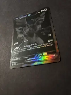 Zekrom Ex 172/086 Black Bolt Secret Rare Text Shift ERROR Pokemon Card - Image 5