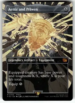 Aettir and Priwen (Borderless) M FINAL FANTASY 350 NM MTG - Image 1