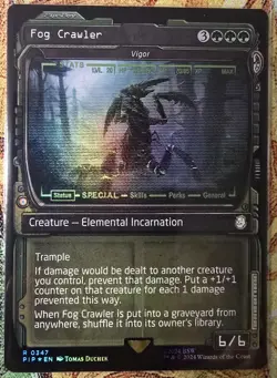 Fog Crawler - Vigor (Showcase) Universes Beyond: Fallout Foil, MTG,#347 - Image 1