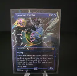 Magic The Gathering Quantum Riddler (Borderless) Edge of Eternities Foil - Image 1