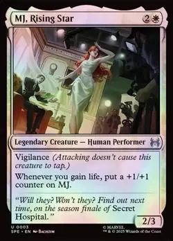 Magic: The Gathering - Spider-Man - MJ, Rising Star - Foil - Uncommon - Image 1