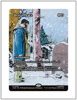 1x Rest in Peace, Borderless Art, Magic the Gathering MTG NM - Image 1