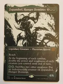 Zopandrel, Hunger Dominus Phyrexia: All Will Be One Regular #315 Mythic Showcase - Image 1