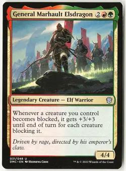 General Marhault Elsdragon Foil #31 Uncommon Commander: Dominaria United NM - Image 1