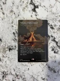 Volcano of Roku's Island - Valakut, the Molten Pinnacle (Borderless) TLA Regular - Image 1