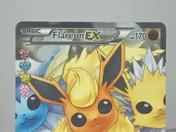 Flareon EX - Full Art RC28-32 Generations: Radiant Collection Holo Pokemon - Image 3