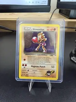 Pokemon TCG Rocket's Hitmonchan - 11/132 - 2000 - Holo Rare - Gym Heroes (G1) - Image 1