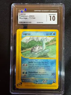 2003 POKEMON SKYRIDGE #71 LAPRAS CGC 10 - Image 1