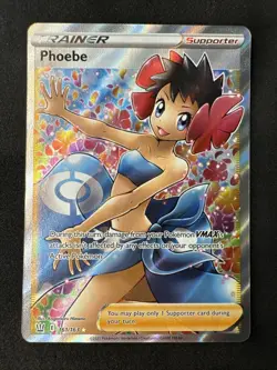 Phoebe (Full Art) 161/163 Swsh05: Battle Styles Holo Trainer Pokemon - Image 1