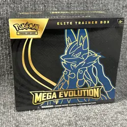 Pokemon TCG - Mega Evolution ETB Elite Trainer Box Lucario- New / Factory Sealed - Image 1