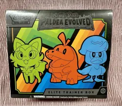B32 Pokemon TCG Scarlet & Violet Paldea Evolved Elite Trainer Box Factory Sealed - Image 1