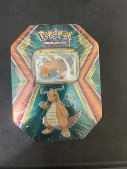 Pokemon TCG 2019 Dragonite Tin with 3 Booster Packs - New & Factory Sealed - Image 1