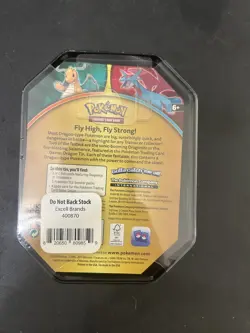 Pokemon TCG 2019 Dragonite Tin with 3 Booster Packs - New & Factory Sealed - Image 2