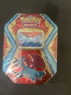 Pokemon Salamence Tin - 3 Booster Packs - Brand New Factory Sealed 2019 - Image 1