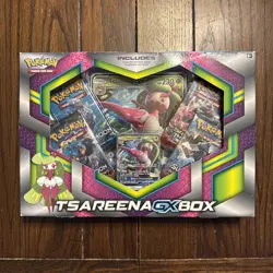 Pokemon Sun & Moon Tsareena GX Collection Box 4 Booster Packs - Image 1