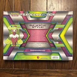 Pokemon Sun & Moon Tsareena GX Collection Box 4 Booster Packs - Image 2