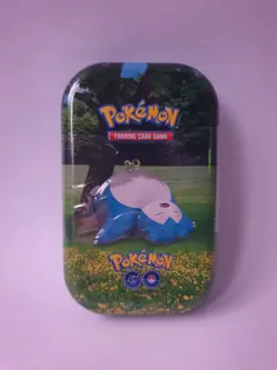 Pokemon TCG Pokemon GO Mini Tin SNORLAX Sealed - Image 1