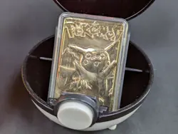 Pokemon Pikachu 23K Gold Plated Trading Card - Certificate of Authenticity LP NM - Image 2
