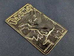 Pokemon Pikachu 23K Gold Plated Trading Card - Certificate of Authenticity LP NM - Image 5