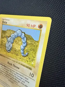 Pokemon Onix 56/102 1st Edition Shadowless Base Set Card Unplayed Near Mint - Image 3
