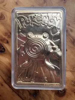 Pokemon Poliwhirl 23K Gold-Plated Trading Card 1999 Limited Edition - Image 1