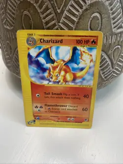 Pokemon TCG 2002 Charizard Expedition Base Set Regular Rare Card 39/165 - Image 3