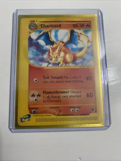 Pokemon TCG 2002 Charizard Expedition Base Set Regular Rare Card 39/165 - Image 4