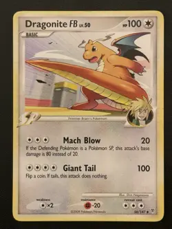 Dragonite FB - (League Promo) 056/147 League & Championship Cards Reverse Holo - Image 1