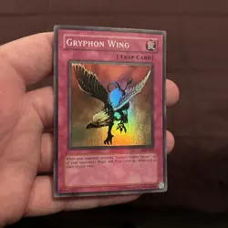 Gryphon Wing SDP-050 Starter Super Holo Rare Yugioh Card LP-NM - Image 1
