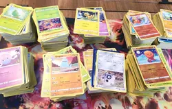 1800 Pokemon Cards Bulk Lot Commons Uncommons Rares HOLOS reverse holos - Image 1