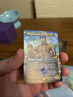 Wakka, Devoted Guardian Borderless Chocobo Track FOIL MTG Final Fantasy 0477 - Image 2