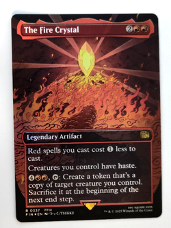 The Fire Crystal (Borderless) Final Fantasy Foil #337 - Image 3