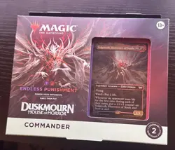 MtG: Duskmourn - Commander Deck - Endless Punishment NEW/SEALED - Image 1