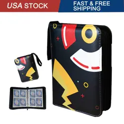 4 Pocket Trading Card Binder for Pokemon Card, Card Holder Book 400 Pockets - Image 1