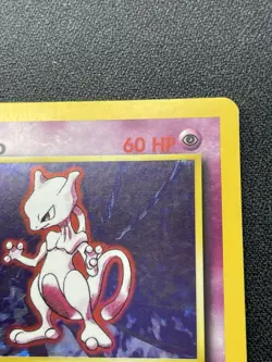 Pokemon Mewtwo 10/102 Holo Rare Base Set LP / MP - Image 3