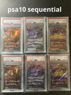 PSA 10 Sequential Suicune Entei Raikou V 215 218 213 Japanes VSTAR Sar set 6 JPN - Image 1