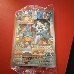 Pokemon TCG Vanillish Paradox Rift 190/182 Full Art Illustration Rare Card - Image 1