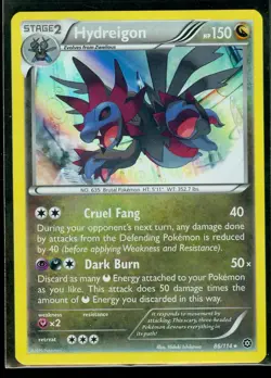 Pokemon HYDREIGON 86/114 - XY Steam Siege - RARE HOLO - MINT - Image 1