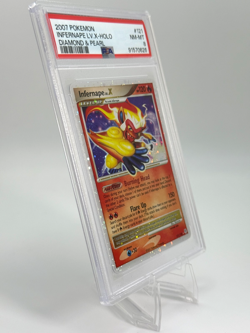 Pokemon Infernape Lv.X Diamond & Pearl Holo Ultra Rare #121 PSA 8 - Image 3