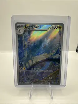 2023 Pokemon Scarlet & Violet Dragonair Illustration Rare Full Art Holo 181/165 - Image 1