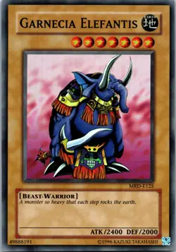 Yugioh Garnecia Elefantis MRD-E125 Super Rare NM - Image 1