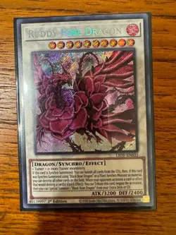 Ruddy Rose Dragon LIOV-EN035 1st Edition Secret Rare NM Yugioh - Image 1