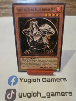 Yu-Gi-Oh Horus The Black Flame Dragon LV4 Different Editions Common Light Played - Image 1