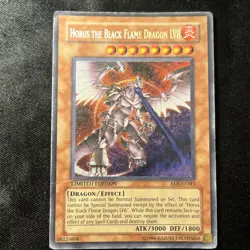 Yu-Gi-Oh! Horus The Black Flame Dragon HP LV8 EEN-ENSE1 Elemental Energy Limited - Image 1