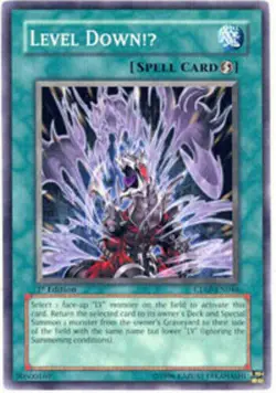 Level Down!U CDIP-EN046 Common Light Play LP Yu-Gi-Oh! DNA GAMES - Image 1